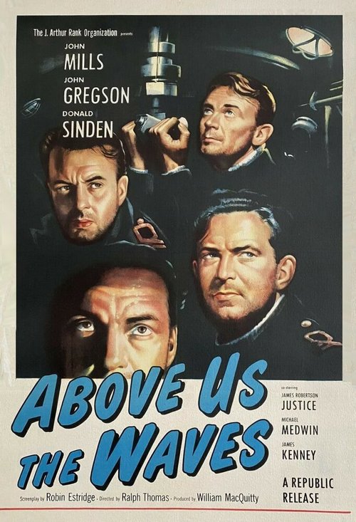 Обложка (Постер) Волны над нами / Above Us the Waves (1955) SATRip