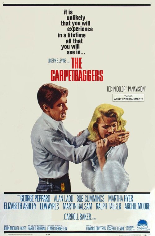 Обложка (Постер) Воротилы / The Carpetbaggers (1964) SATRip Обложка (Постер) Воротилы / The Carpetbaggers (1964) SATRip