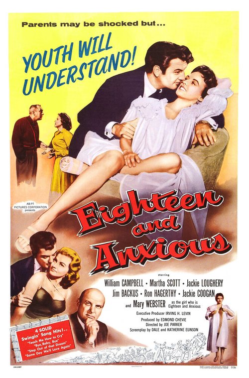 Обложка (Постер) Восемнадцатилетние и беспокойные / Eighteen and Anxious (1957) SATRip Обложка (Постер) Восемнадцатилетние и беспокойные / Eighteen and Anxious (1957) SATRip
