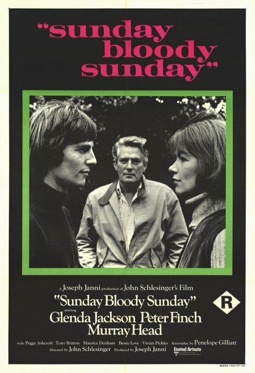 Обложка (Постер) Воскресенье, проклятое воскресенье / Sunday Bloody Sunday (1971) SATRip