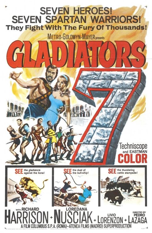 Обложка (Постер) Восстание семерки / I sette gladiatori (1962) SATRip Обложка (Постер) Восстание семерки / I sette gladiatori (1962) SATRip