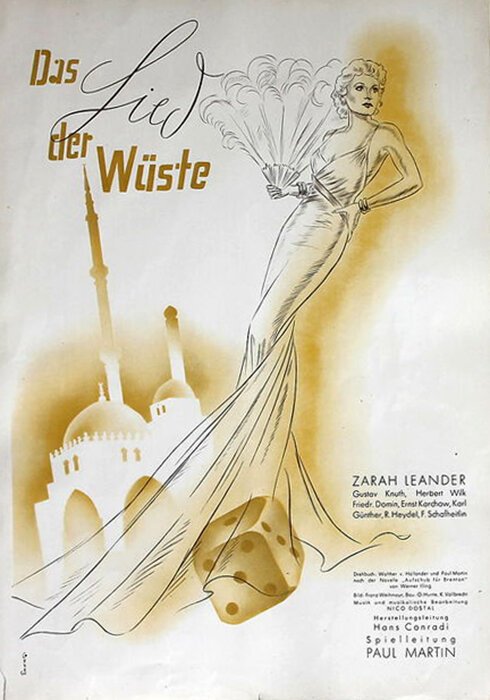 Обложка (Постер) Восстание в пустыне / Das Lied der Wüste (1939) SATRip