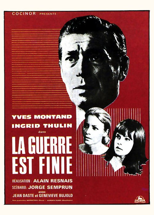 Обложка (Постер) Война окончена / La guerre est finie (1966) SATRip