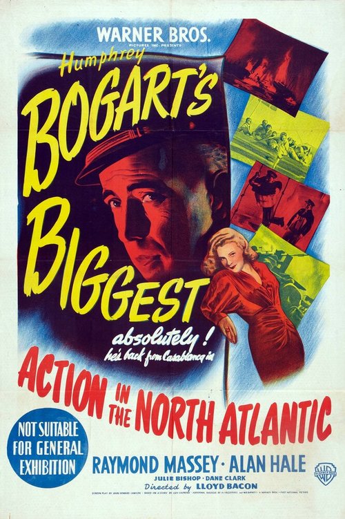 Обложка (Постер) Война в Северной Атлантике / Action in the North Atlantic (1943) SATRip Обложка (Постер) Война в Северной Атлантике / Action in the North Atlantic (1943) SATRip
