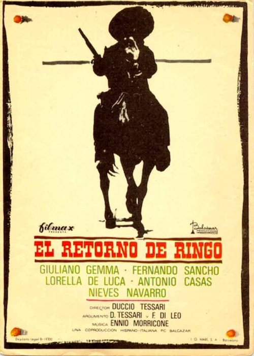 Обложка (Постер) Возвращение Ринго / Il ritorno di Ringo (1965) SATRip Обложка (Постер) Возвращение Ринго / Il ritorno di Ringo (1965) SATRip