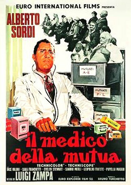 Обложка (Постер) Врач страховой кассы / Il medico della mutua (1968) SATRip Обложка (Постер) Врач страховой кассы / Il medico della mutua (1968) SATRip