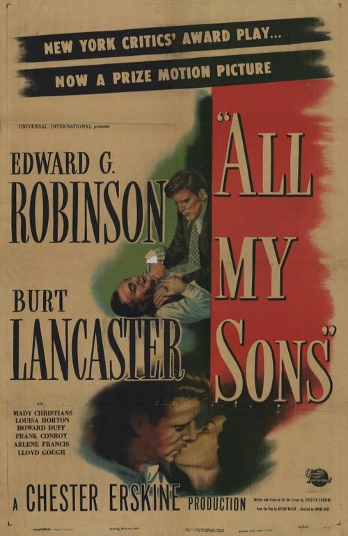 Обложка (Постер) Все мои сыновья / All My Sons (1948) SATRip Обложка (Постер) Все мои сыновья / All My Sons (1948) SATRip