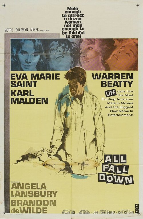 Обложка (Постер) Всё рушится / All Fall Down (1962) SATRip Обложка (Постер) Всё рушится / All Fall Down (1962) SATRip