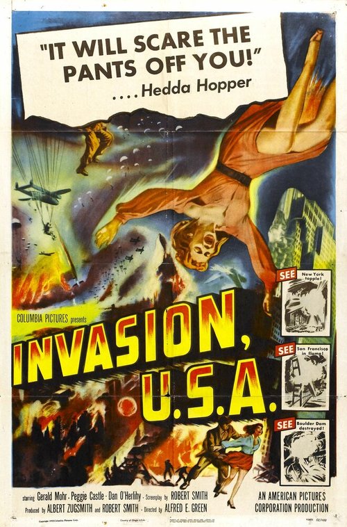 Обложка (Постер) Вторжение в США / Invasion, U.S.A. (1952) SATRip Обложка (Постер) Вторжение в США / Invasion, U.S.A. (1952) SATRip