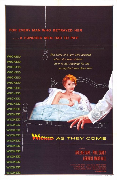 Обложка (Постер) Wicked as They Come (1956) SATRip Обложка (Постер) Wicked as They Come (1956) SATRip