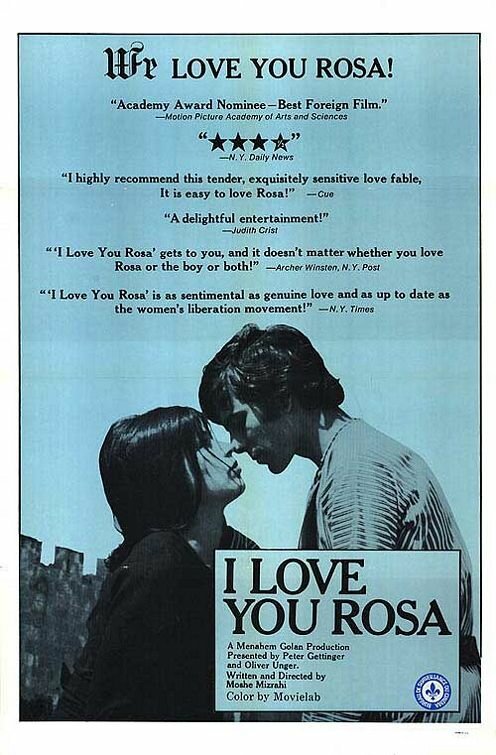 Обложка (Постер) Я люблю тебя, Роза / Ani Ohev Otach Rosa (1972) SATRip Обложка (Постер) Я люблю тебя, Роза / Ani Ohev Otach Rosa (1972) SATRip