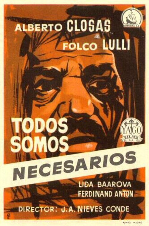 Обложка (Постер) Я возвращаюсь к жизни / Todos somos necesarios (1956) SATRip