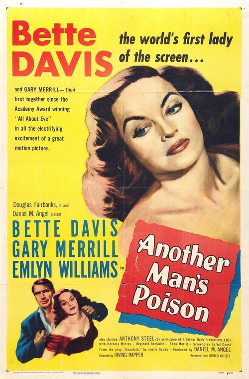 Обложка (Постер) Яд другого человека / Another Man's Poison (1951) SATRip Обложка (Постер) Яд другого человека / Another Man's Poison (1951) SATRip