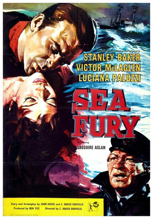 Обложка (Постер) Ярость моря / Sea Fury (1958) SATRip