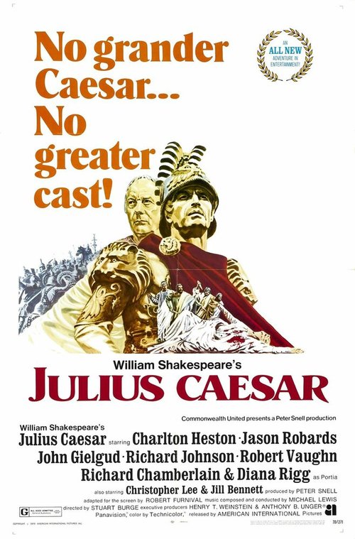 Обложка Юлий Цезарь / Julius Caesar (1970) 