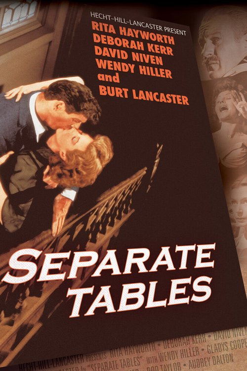 Обложка (Постер) За отдельными столиками / Separate Tables (1958) SATRip Обложка (Постер) За отдельными столиками / Separate Tables (1958) SATRip