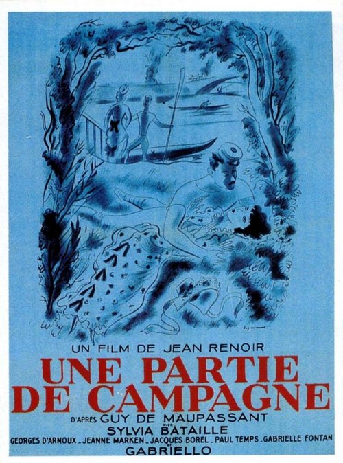 Обложка (Постер) Загородная прогулка / Partie de campagne (1946) SATRip Обложка (Постер) Загородная прогулка / Partie de campagne (1946) SATRip