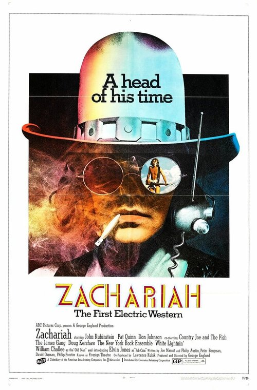 Обложка (Постер) Захария / Zachariah (1971) SATRip Обложка (Постер) Захария / Zachariah (1971) SATRip