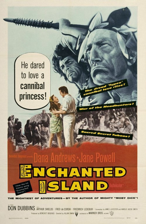 Обложка (Постер) Заколдованный остров / Enchanted Island (1958) SATRip Обложка (Постер) Заколдованный остров / Enchanted Island (1958) SATRip