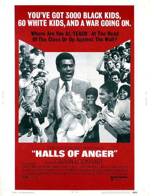 Обложка (Постер) Залы гнева / Halls of Anger (1970) SATRip Обложка (Постер) Залы гнева / Halls of Anger (1970) SATRip