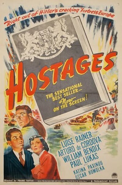 Обложка (Постер) Заложники / Hostages (1943) SATRip Обложка (Постер) Заложники / Hostages (1943) SATRip