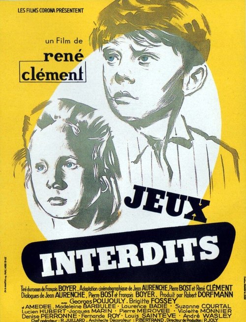 Обложка (Постер) Запрещённые игры / Jeux interdits (1952) SATRip Обложка (Постер) Запрещённые игры / Jeux interdits (1952) SATRip