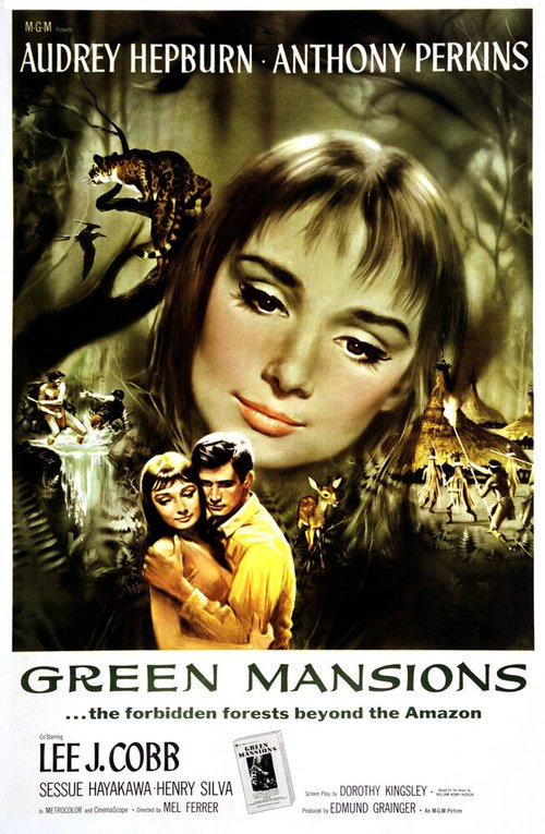 Обложка (Постер) Зеленые поместья / Green Mansions (1959) SATRip