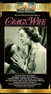 Обложка (Постер) Жена Крейга / Craig's Wife (1936) SATRip
