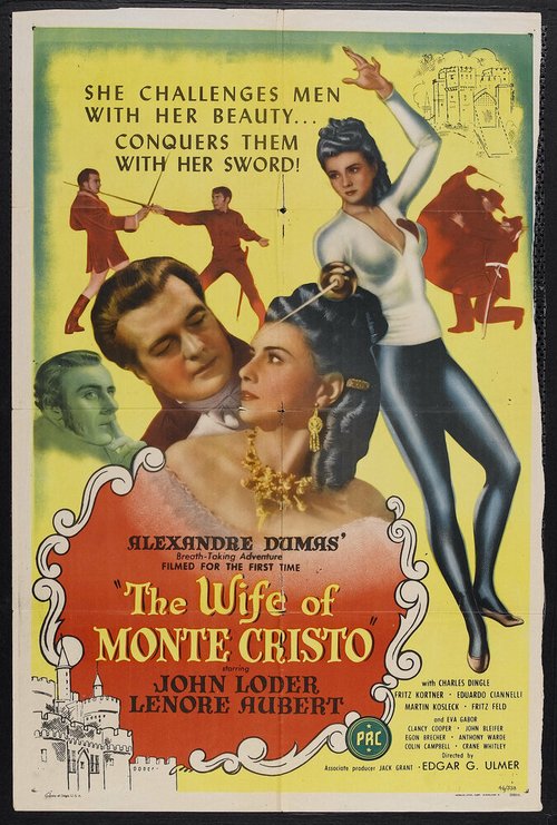 Обложка (Постер) Жена Монте-Кристо / The Wife of Monte Cristo (1946) SATRip