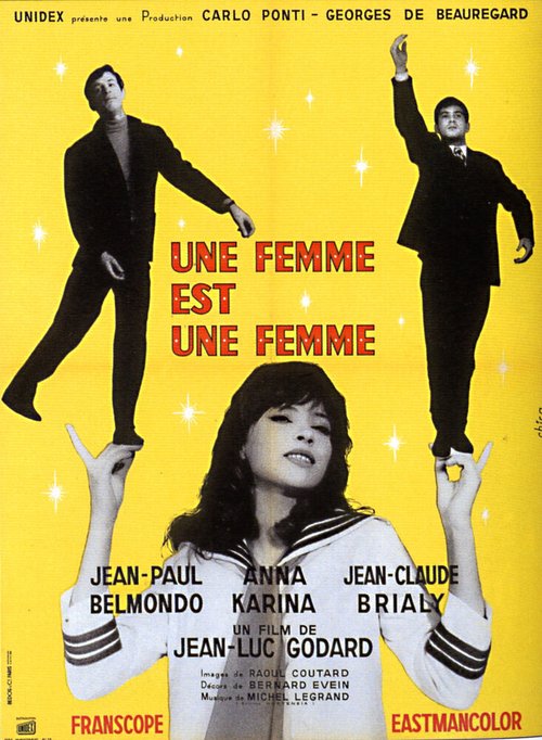 Обложка (Постер) Женщина есть женщина / Une femme est une femme (1961) SATRip Обложка (Постер) Женщина есть женщина / Une femme est une femme (1961) SATRip