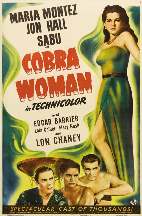 Обложка (Постер) Женщина-кобра / Cobra Woman (1944) SATRip Обложка (Постер) Женщина-кобра / Cobra Woman (1944) SATRip