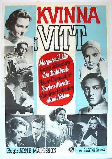 Обложка (Постер) Женщина в белом / Kvinna i vitt (1949) SATRip Обложка (Постер) Женщина в белом / Kvinna i vitt (1949) SATRip