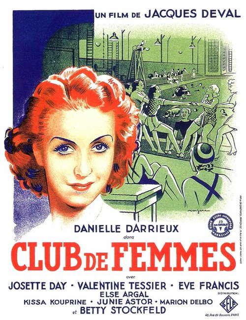 Обложка (Постер) Женский клуб / Club de femmes (1936) SATRip