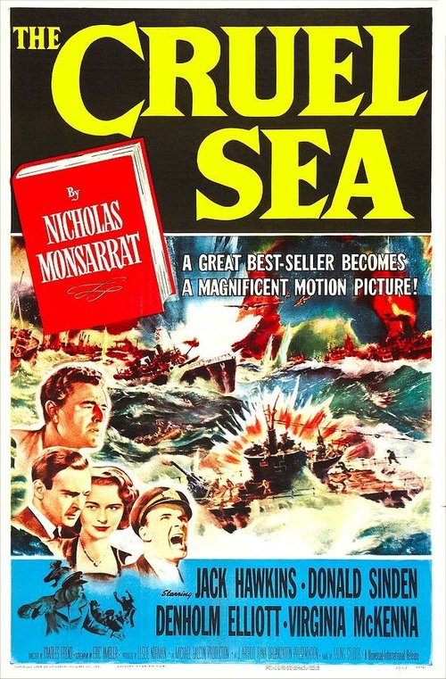 Обложка (Постер) Жестокое море / The Cruel Sea (1953) SATRip Обложка (Постер) Жестокое море / The Cruel Sea (1953) SATRip