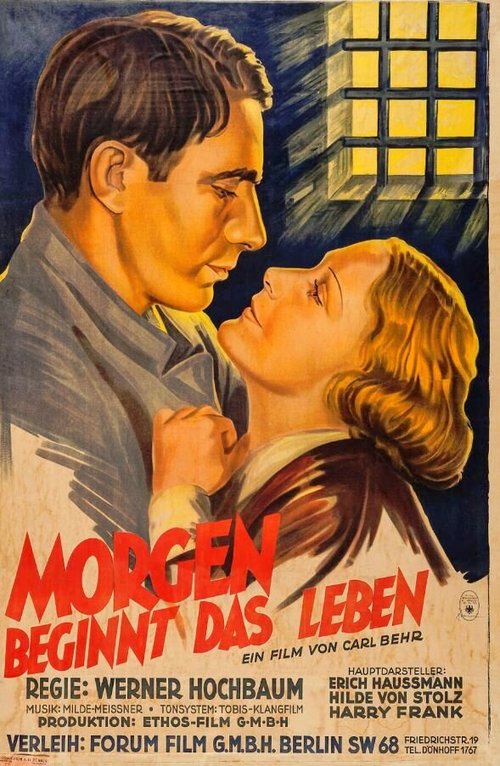 Обложка (Постер) Жизнь начинается завтра / Morgen beginnt das Leben (1933) SATRip