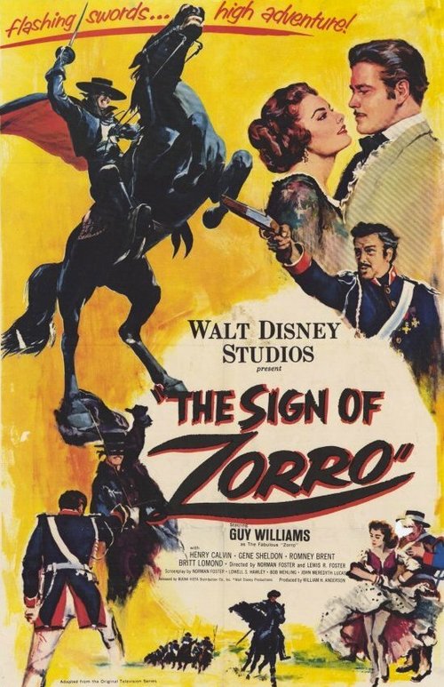 Обложка (Постер) Знак Зорро / The Sign of Zorro (1958) SATRip Обложка (Постер) Знак Зорро / The Sign of Zorro (1958) SATRip