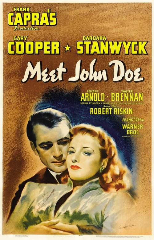 Обложка Знакомьтесь, Джон Доу / Meet John Doe (1941) 