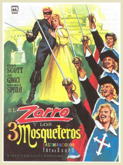 Обложка (Постер) Зорро и три мушкетера / Zorro e i tre moschettieri (1963) SATRip Обложка (Постер) Зорро и три мушкетера / Zorro e i tre moschettieri (1963) SATRip