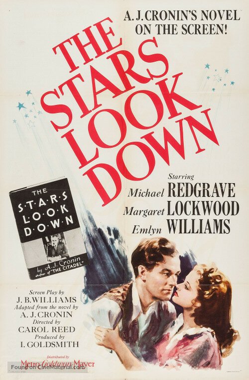 Обложка (Постер) Звезды смотрят вниз / The Stars Look Down (1940) SATRip Обложка (Постер) Звезды смотрят вниз / The Stars Look Down (1940) SATRip