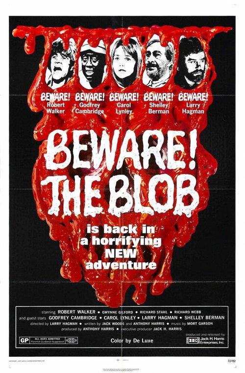 Обложка (Постер) Берегись капли / Beware! The Blob (1972) SATRip Обложка (Постер) Берегись капли / Beware! The Blob (1972) SATRip