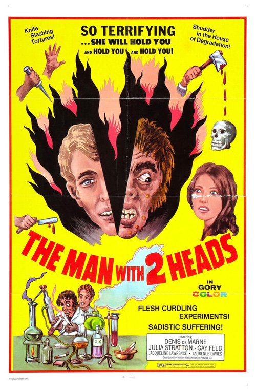 Обложка (Постер) Человек с двумя головами / The Man with Two Heads (1972) SATRip Обложка (Постер) Человек с двумя головами / The Man with Two Heads (1972) SATRip