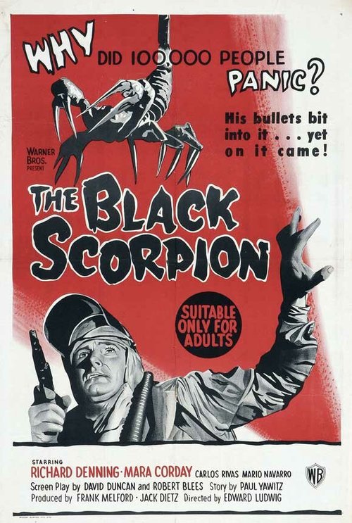 Обложка (Постер) Черный Скорпион / The Black Scorpion (1957) SATRip