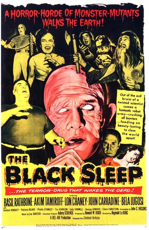Обложка (Постер) Черное бездействие / The Black Sleep (1956) SATRip