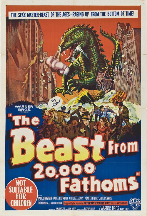 Обложка Чудовище с глубины 20000 морских саженей / The Beast from 20,000 Fathoms (1953) 