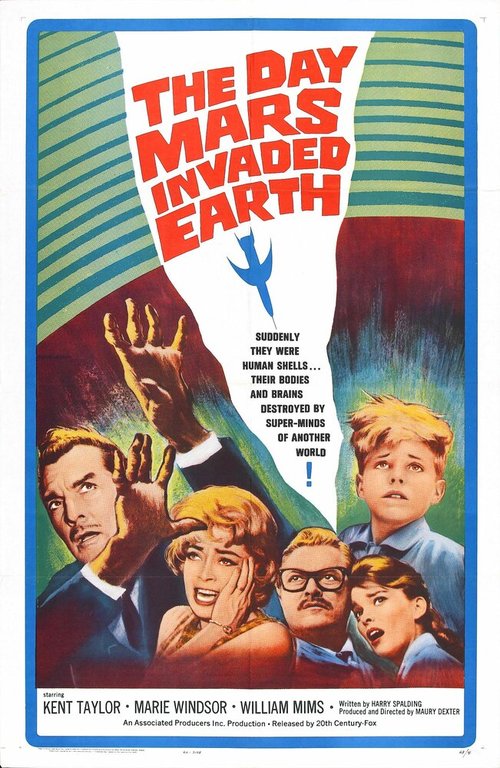 Обложка (Постер) День, когда Марс напал на Землю / The Day Mars Invaded Earth (1962) SATRip