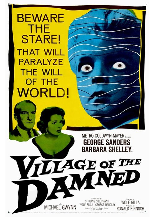 Обложка (Постер) Деревня проклятых / Village of the Damned (1960) SATRip