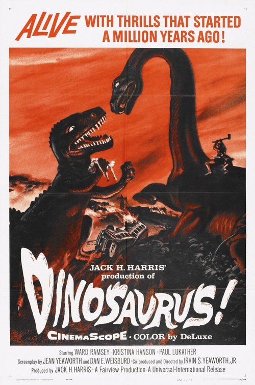 Обложка (Постер) Динозавры! / Dinosaurus! (1960) SATRip
