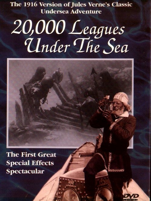 Обложка (Постер) Двадцать тысяч лье под водой / 20,000 Leagues Under the Sea (1916) SATRip
