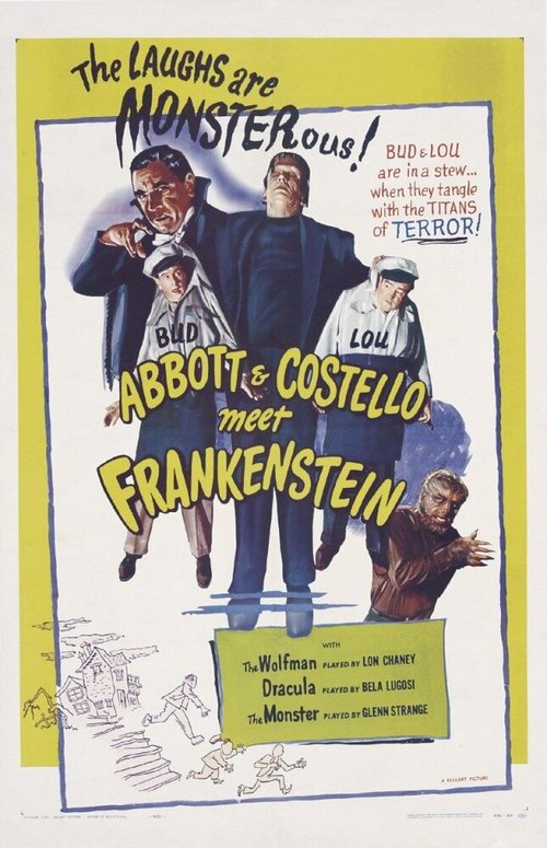Обложка (Постер) Эбботт и Костелло встречают Франкенштейна / Bud Abbott Lou Costello Meet Frankenstein (1948) SATRip