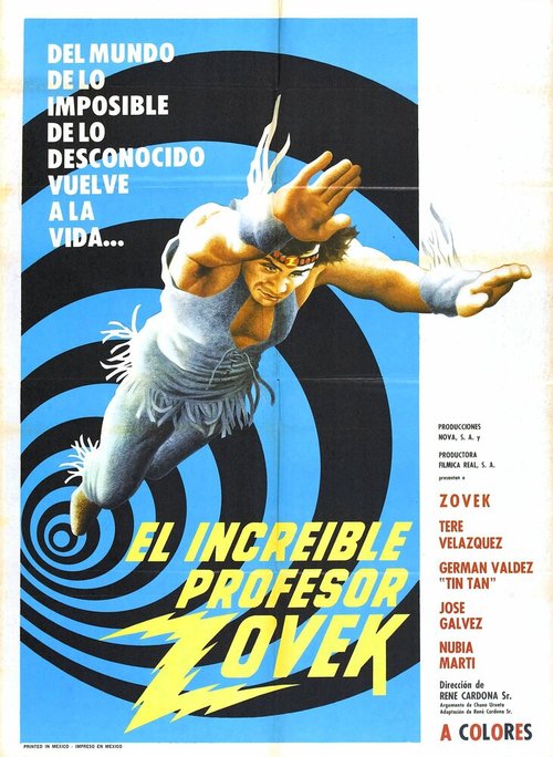 Обложка (Постер) El increíble profesor Zovek (1972) SATRip Обложка (Постер) El increíble profesor Zovek (1972) SATRip
